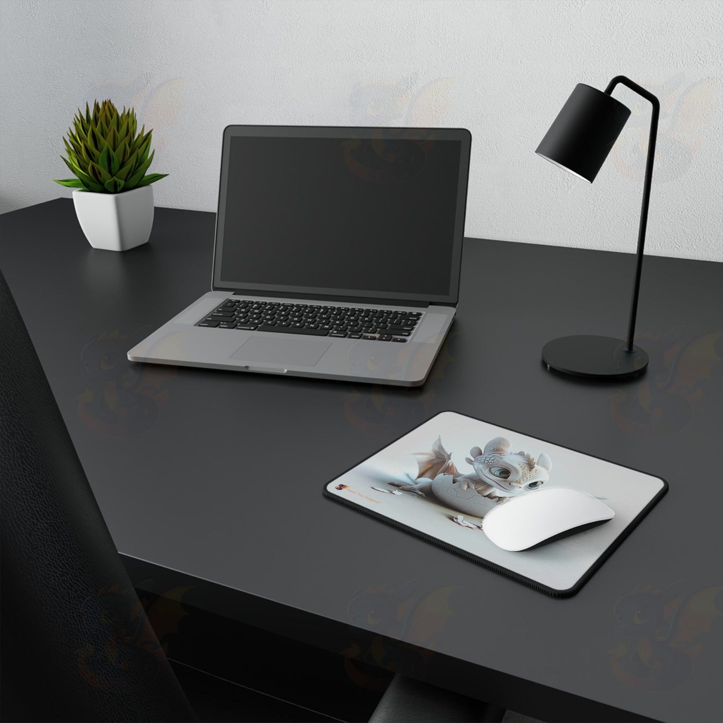 Mouse Pad with Adorable Dragon