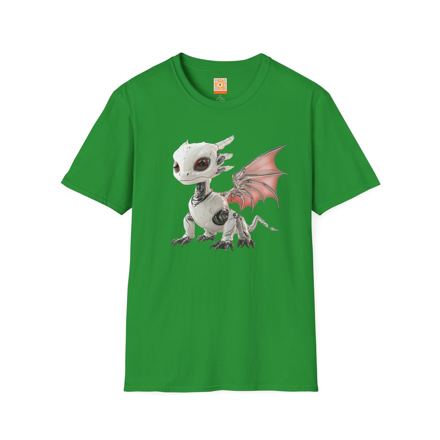 Blush Robot Dragon Adult T-Shirt - Teeny Tiny Dragons
