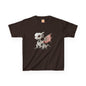 Sitting Grey Robot Dragon Kids 100% Cotton T-Shirt - Teeny Tiny Dragons