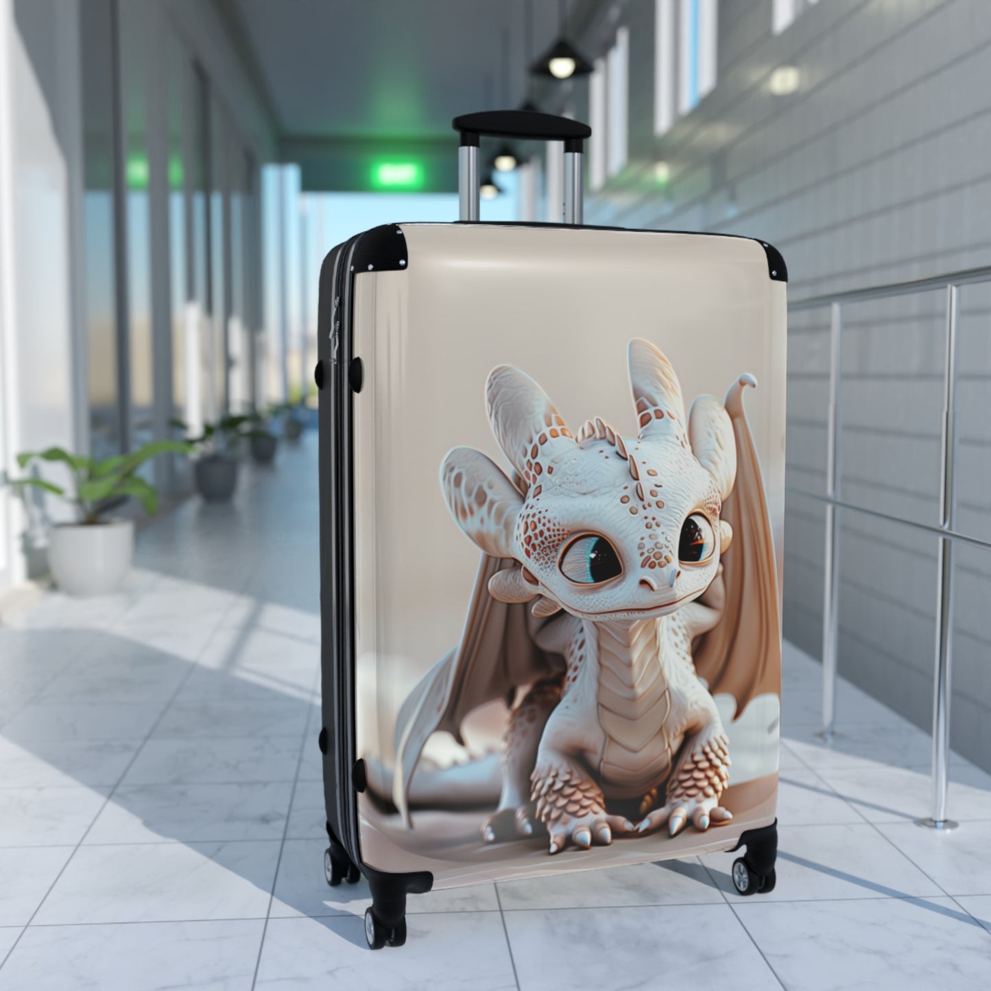 Little Brown Dragon Kids Suitcase | Teeny Tiny Dragons