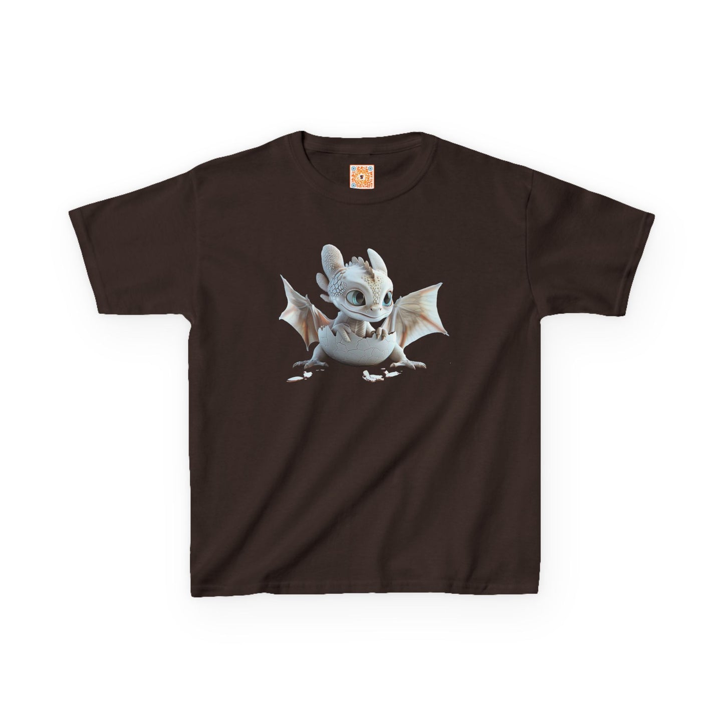 Baby Dragon Hatching Kids Heavy Cotton T-Shirt - Teeny Tiny Dragons