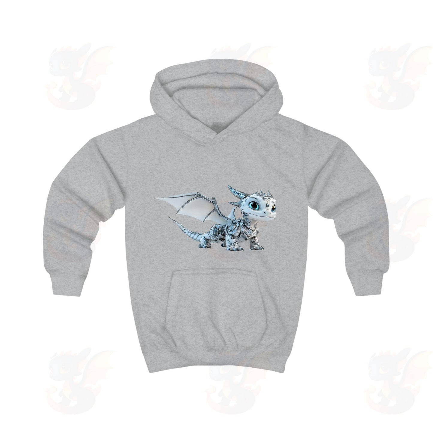 Robot Dragon Design - Kids Hoodie
