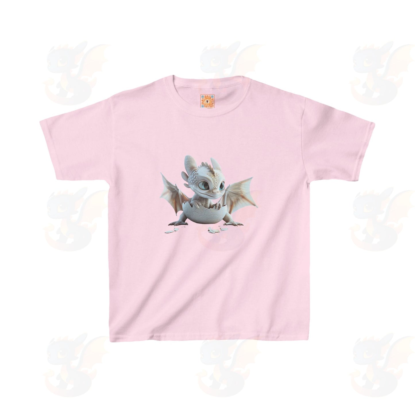 Cute Little Dragon - Kids Heavy Cotton™ T-Shirt