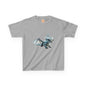 Flying White Dragon Kids Heavy Cotton T-Shirt - Teeny Tiny Dragons