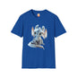 Gorgeous Little Blue Dragon Adult Unisex Softstyle T-Shirt - Teeny Tiny Dragons