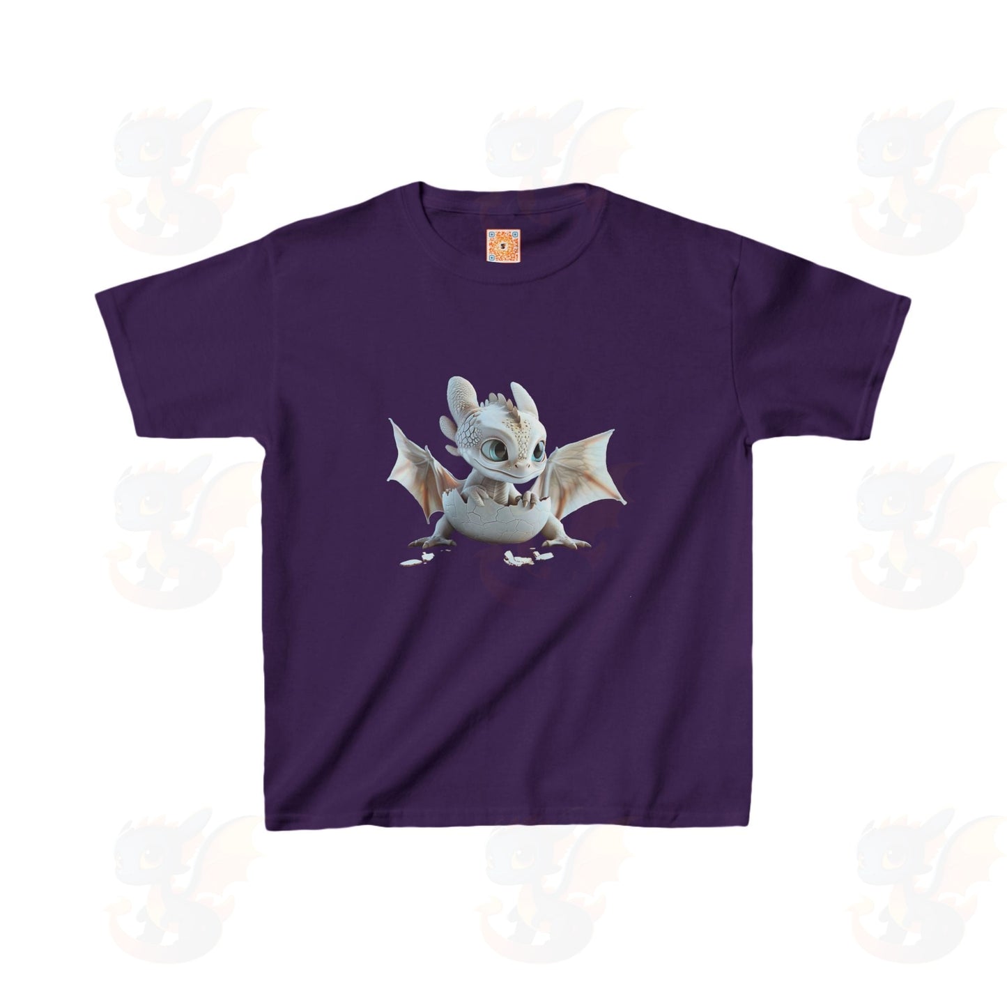 Cute Little Dragon - Kids Heavy Cotton™ T-Shirt