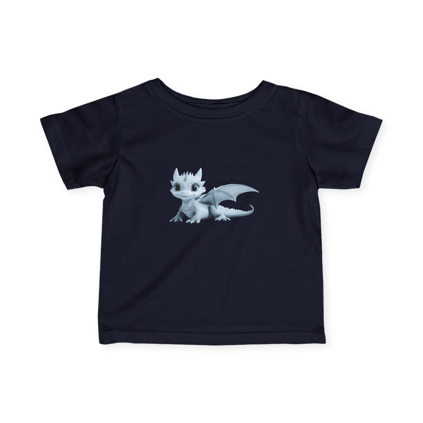 Cute Little Blue Dragon Infant Fine Jersey T-Shirt - Teeny Tiny Dragons
