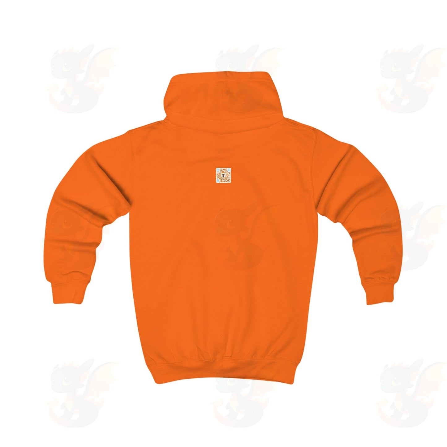 Cool Looking White Robot Dragon - Kids Hoodie