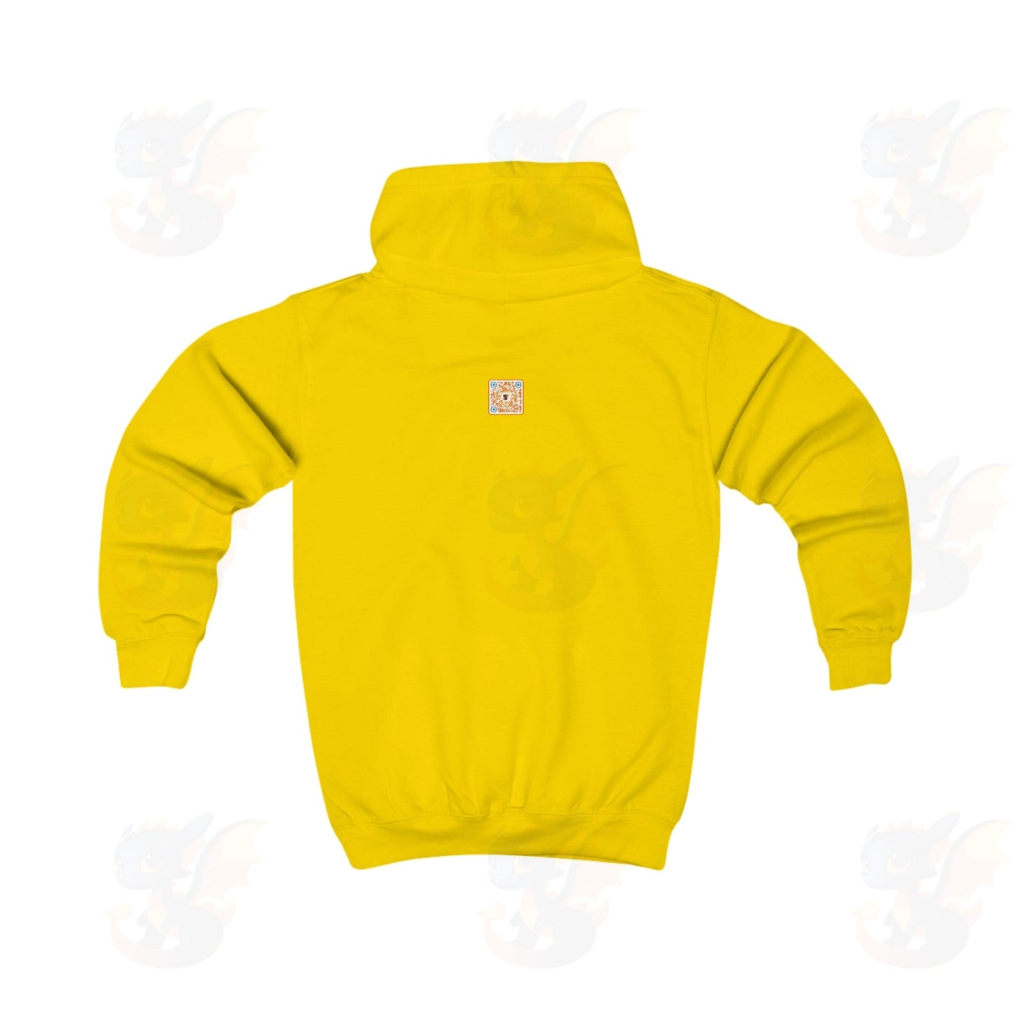 Cool Looking White Robot Dragon - Kids Hoodie