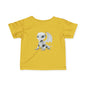 White Robot Dragon Infant Fine Jersey T-Shirt - Teeny Tiny Dragons