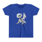 White Robot Dragon - Youth Short Sleeve T-Shirt - Teeny Tiny Dragons