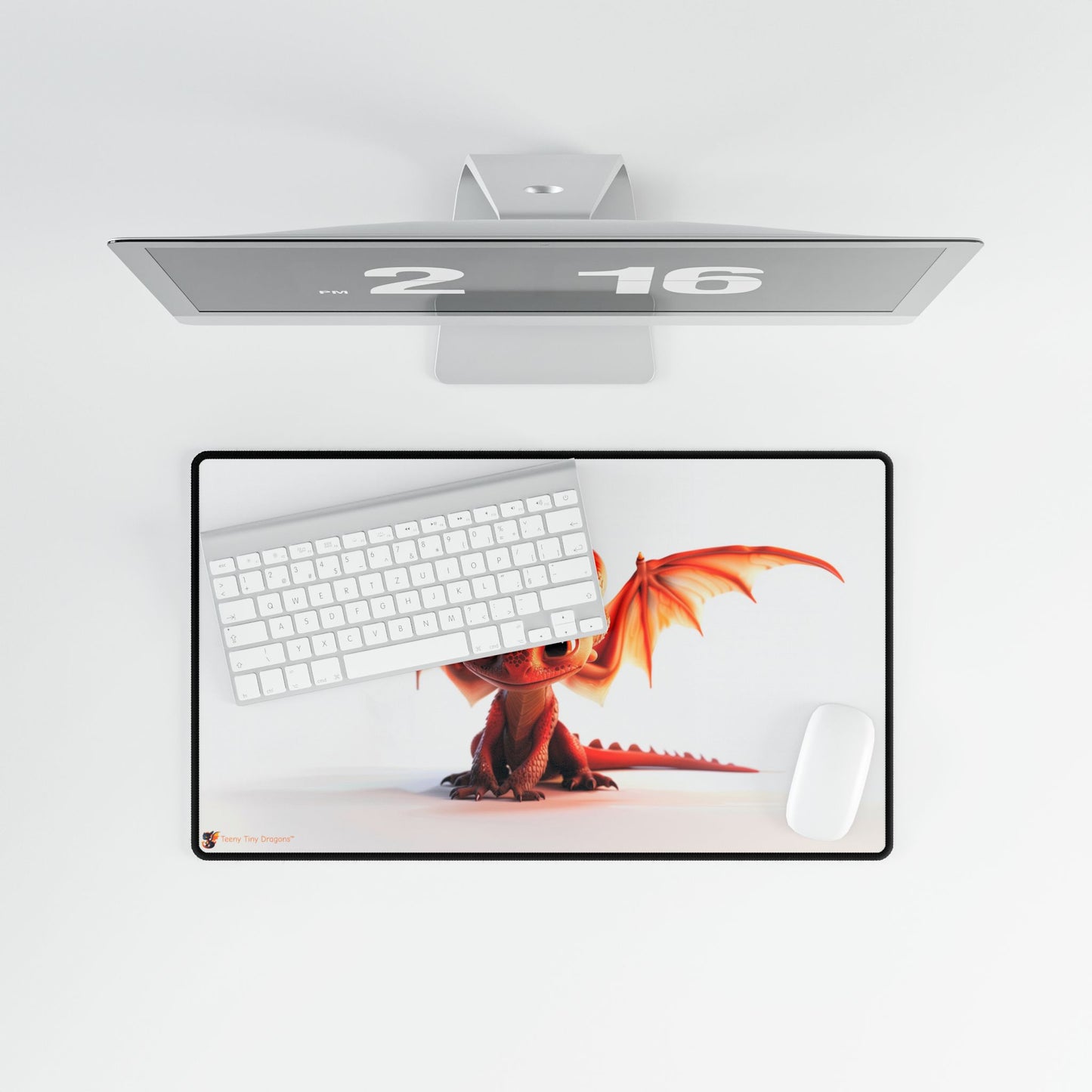 Beautiful Red Dragon Mouse Mat | Teeny Tiny Dragons
