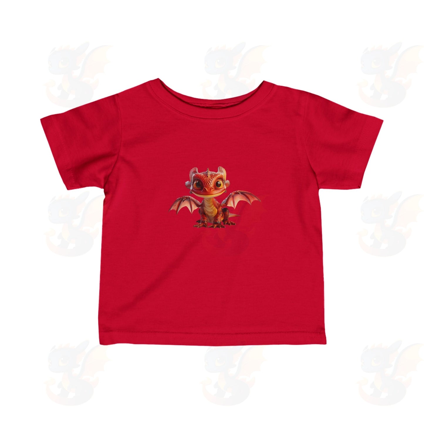 Adorable Red Dragon -  Infant Fine Jersey T-shirt
