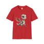 Chrome Robot Dragon Adult Unisex Softstyle T-Shirt - Teeny Tiny Dragons