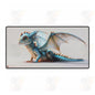 Desk Mats with a Mythical Blue Dragon