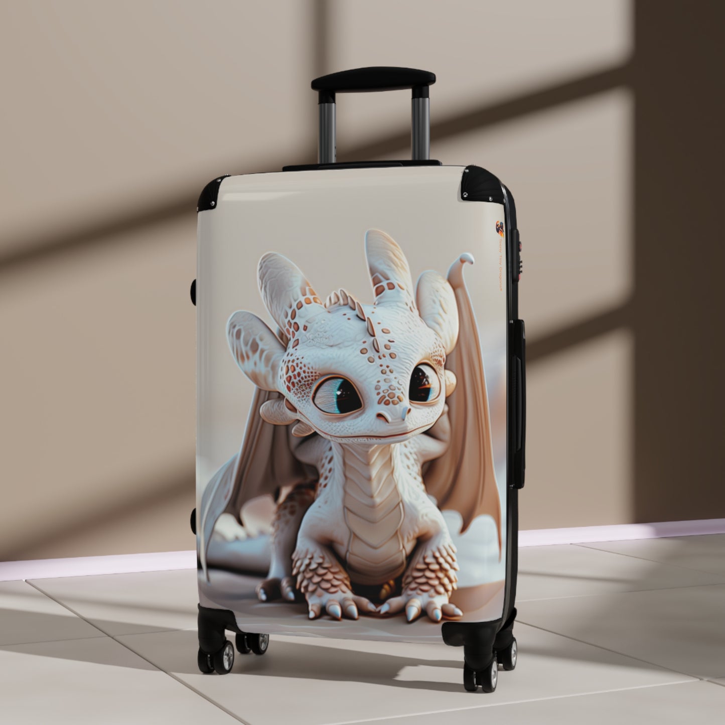 Little Brown Dragon Kids Suitcase | Teeny Tiny Dragons