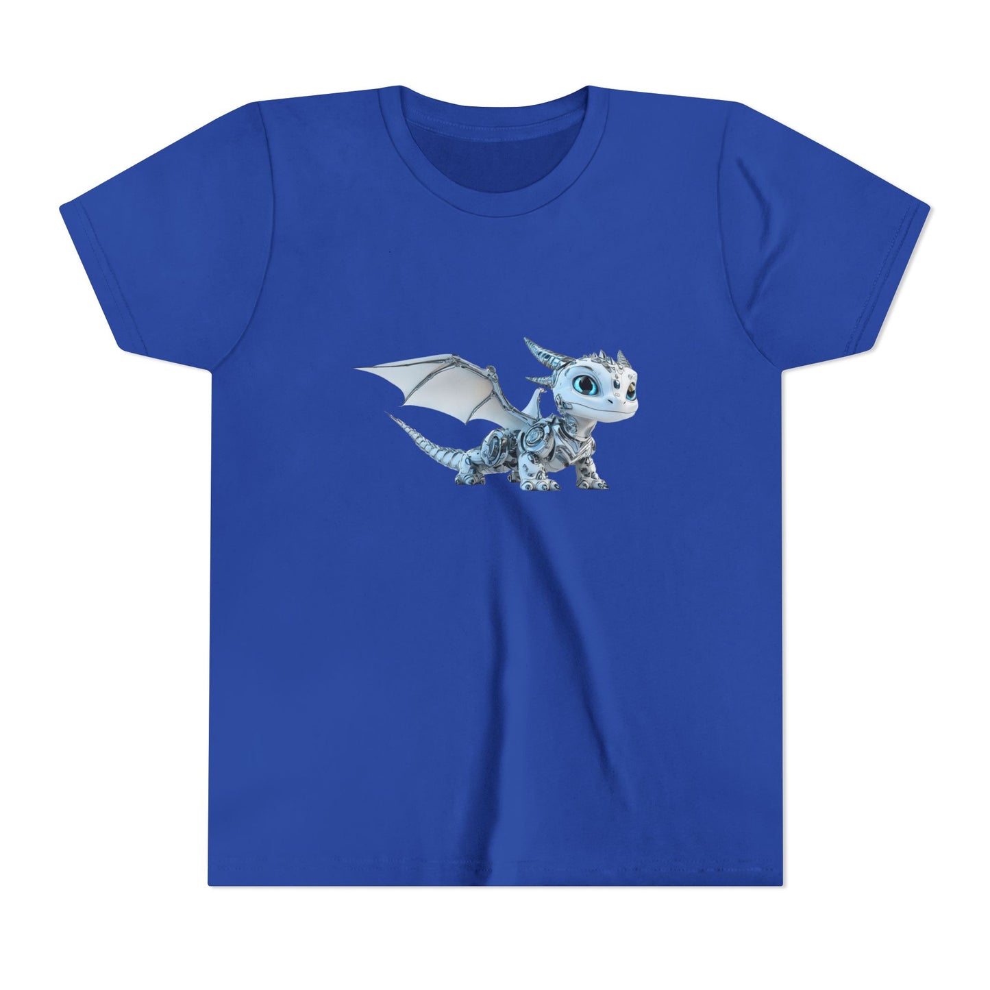 Baby Robot Dragon - Youth Short Sleeve T-Shirt - Teeny Tiny Dragons