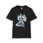 Gorgeous Little Blue Dragon Adult Unisex Softstyle T-Shirt - Teeny Tiny Dragons