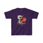 Red Robot Dragon Kids Heavy Cotton T-Shirt - Teeny Tiny Dragons