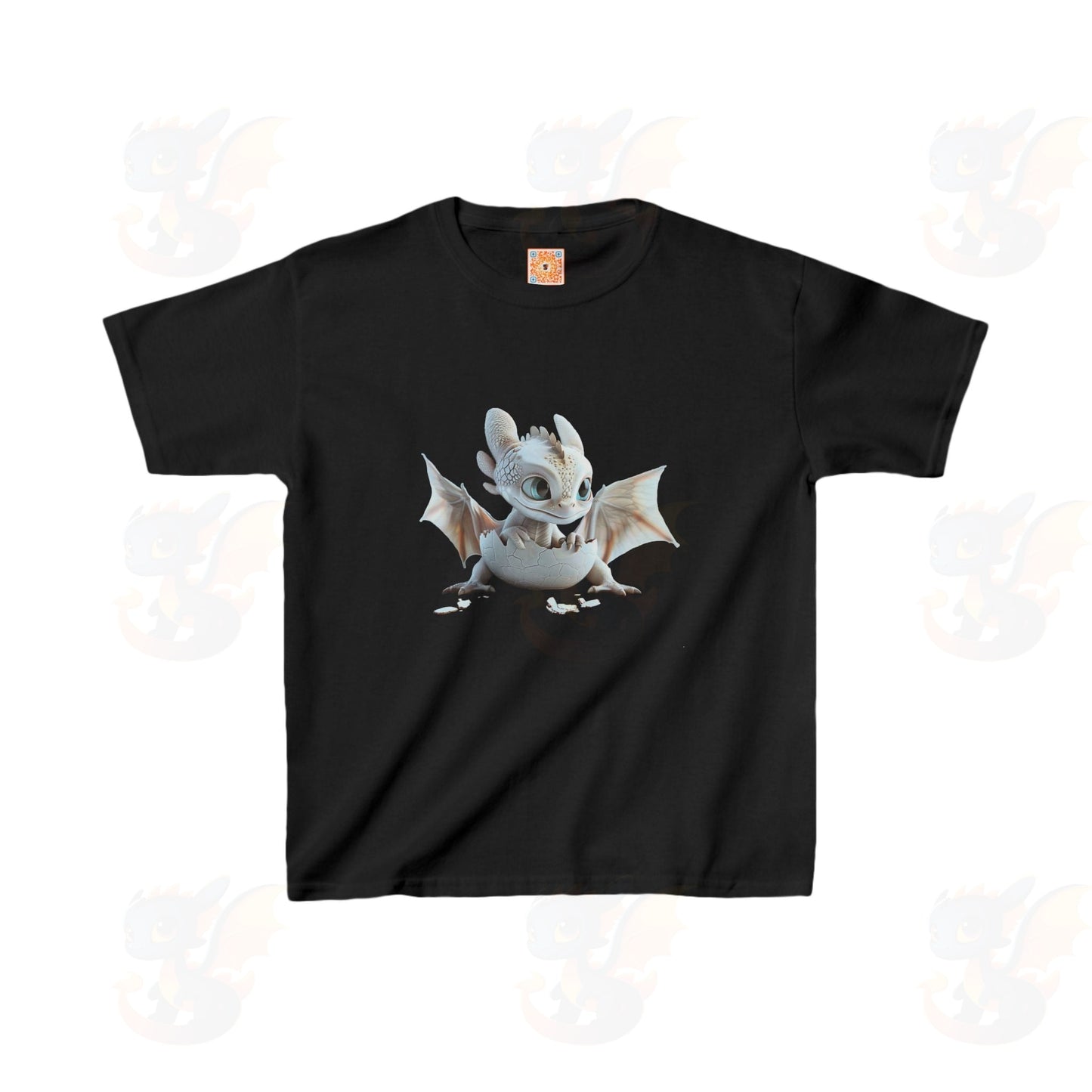 Cute Little Dragon - Kids Heavy Cotton™ T-Shirt