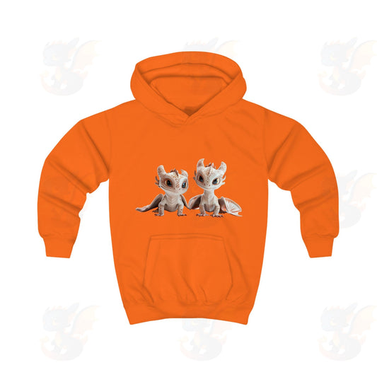 2 Adorable Little Dragons - Kids Hoodie