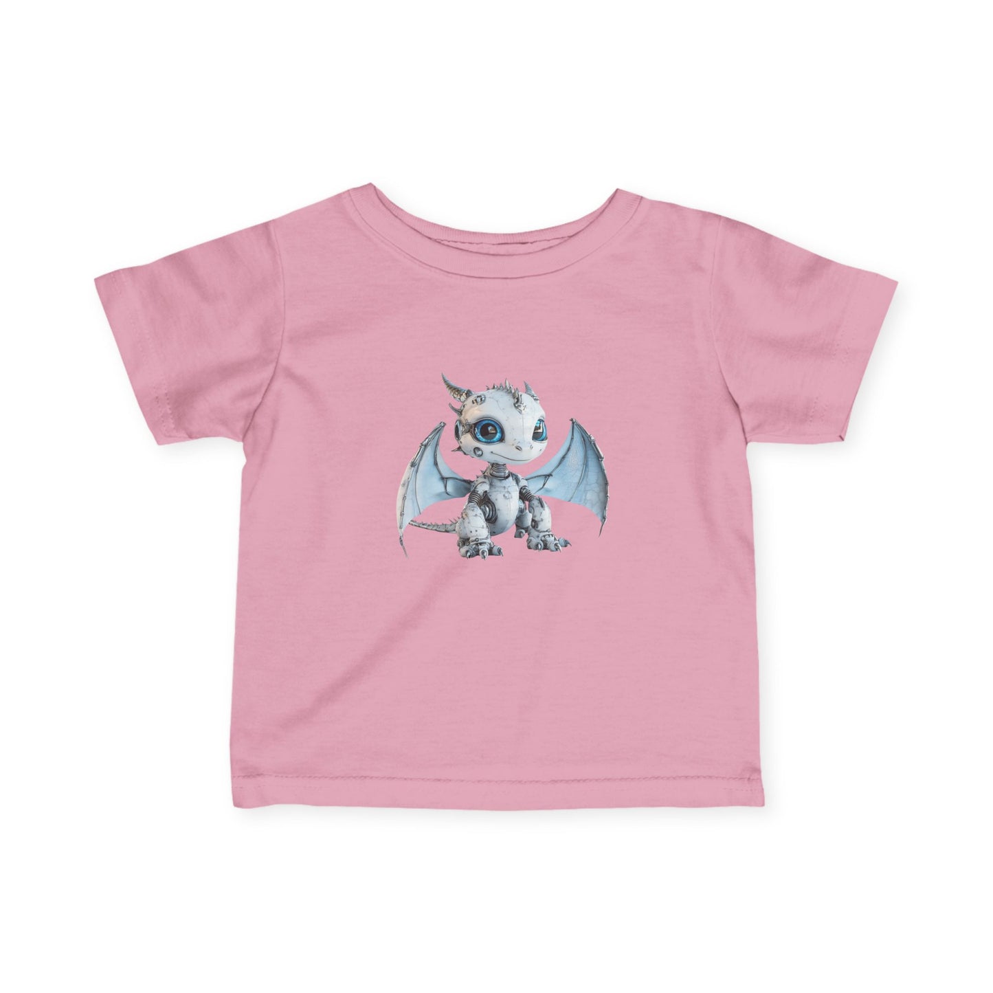 Blue Robot Dragon Infant Fine Jersey T-Shirt - Teeny Tiny Dragons