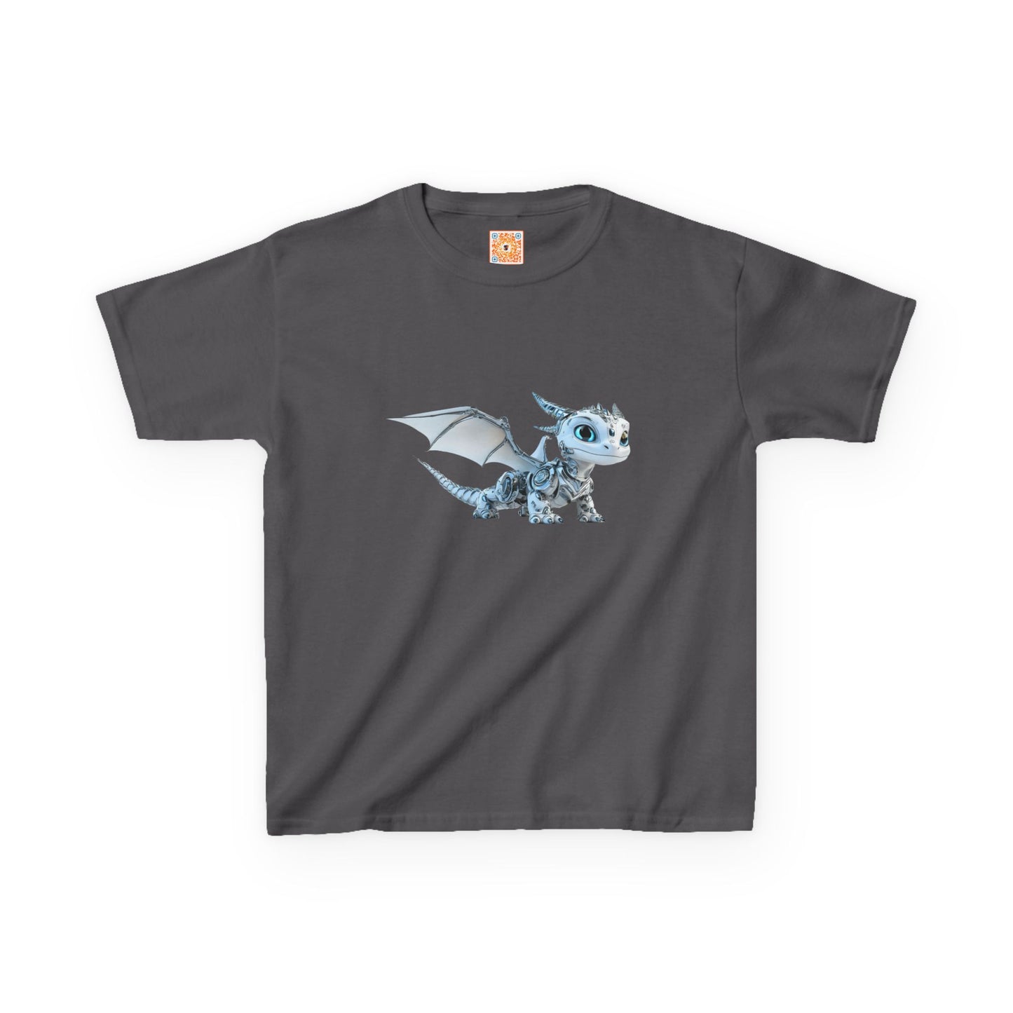 Fun Flying Robot Dragon Kids Heavy Cotton Tee - Teeny Tiny Dragons
