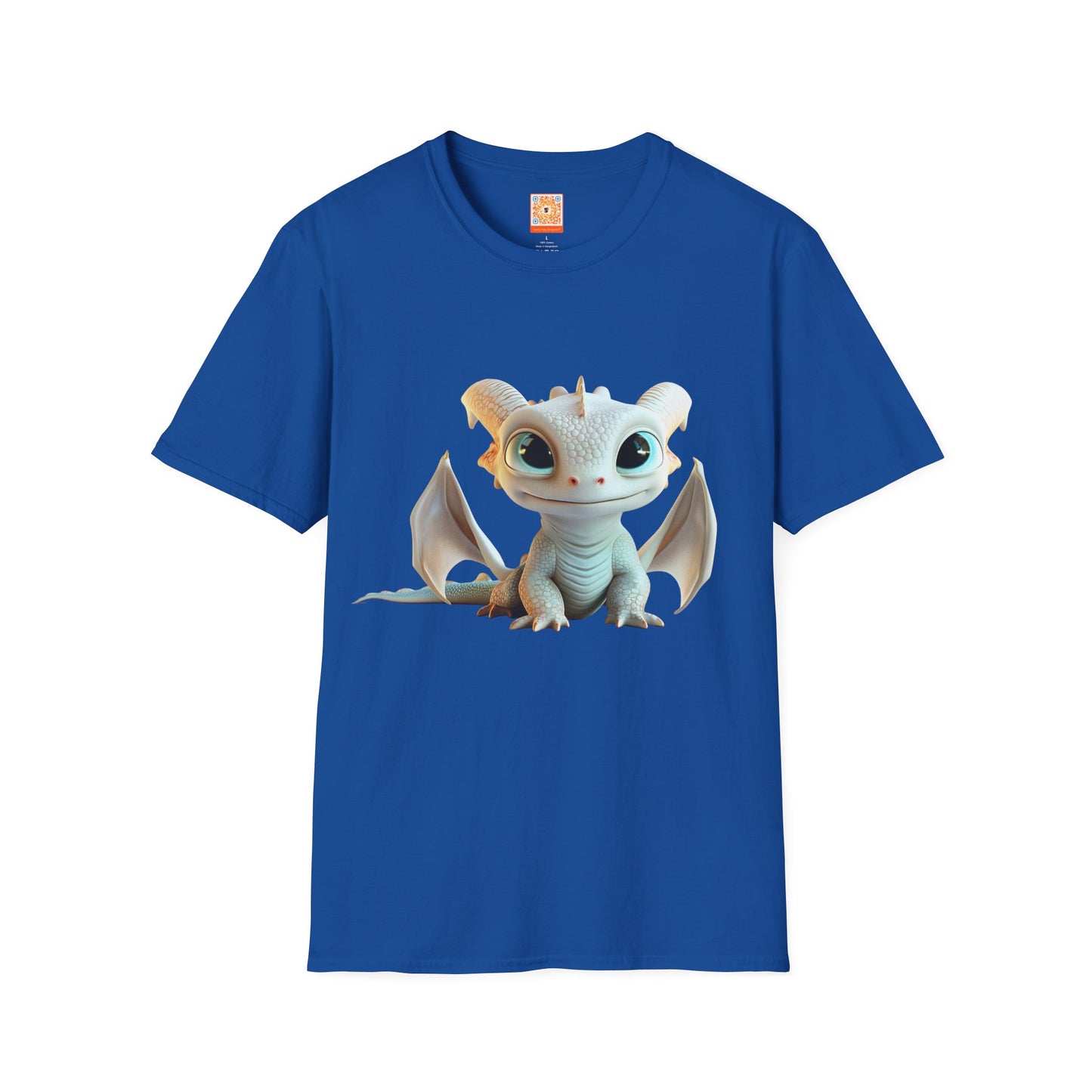 Cute Little Dragon Adult Unisex Softstyle T-Shirt - Teeny Tiny Dragons