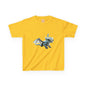 Flying White Dragon Kids Heavy Cotton T-Shirt - Teeny Tiny Dragons