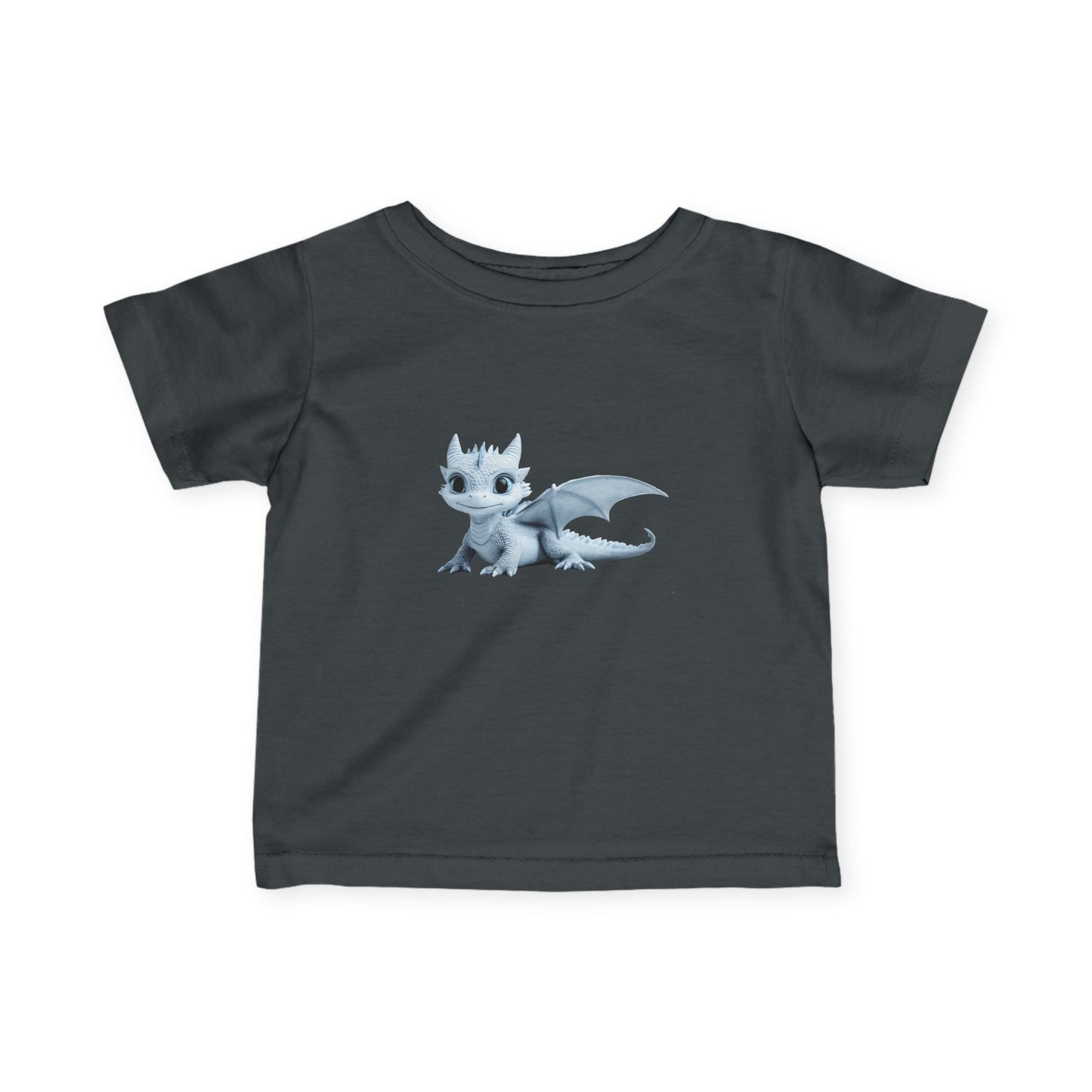 Cute Little Blue Dragon Infant Fine Jersey T-Shirt - Teeny Tiny Dragons