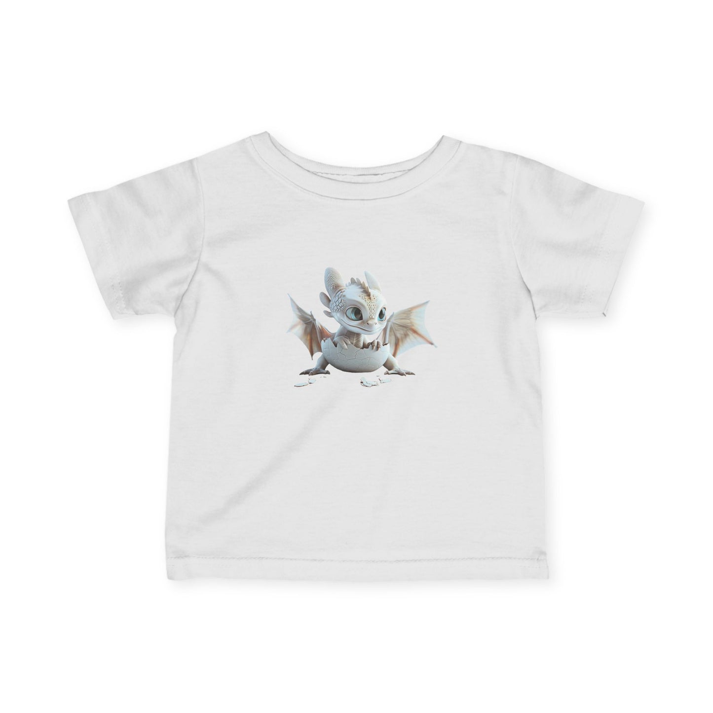 Sweet Little Dragon Infant Fine Jersey T-Shirt - Teeny Tiny Dragons