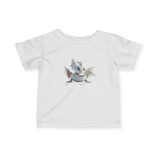 Sweet Little Dragon Infant Fine Jersey T-Shirt - Teeny Tiny Dragons