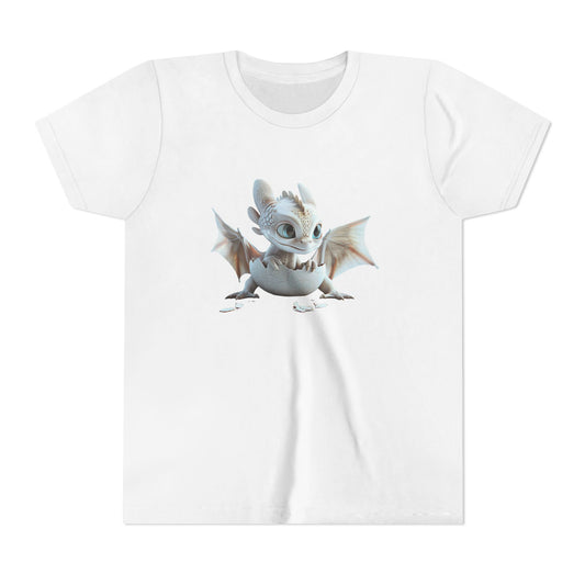 Just Hatched Baby Dragon - Youth Short Sleeve T-Shirt - Teeny Tiny Dragons
