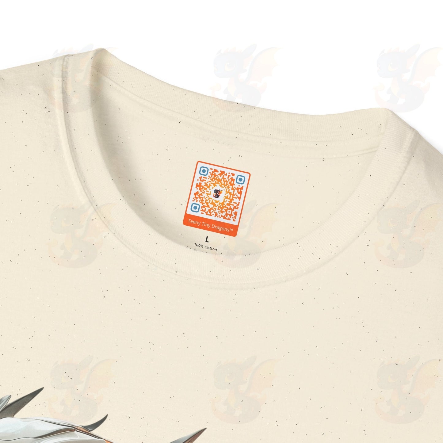 Adult Robot Dragon Design Unisex Softstyle T-Shirt