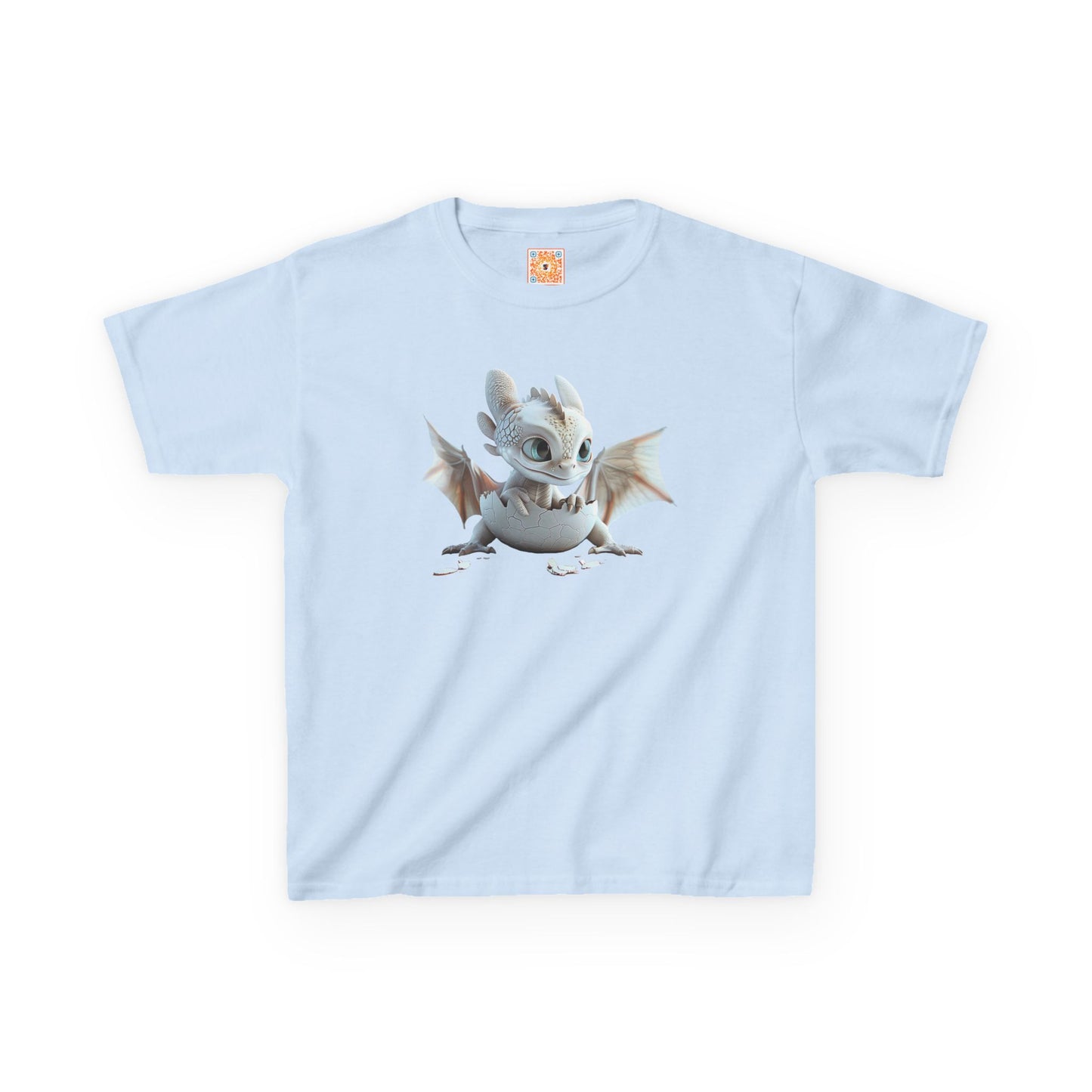 Baby Dragon Hatching Kids Heavy Cotton T-Shirt - Teeny Tiny Dragons