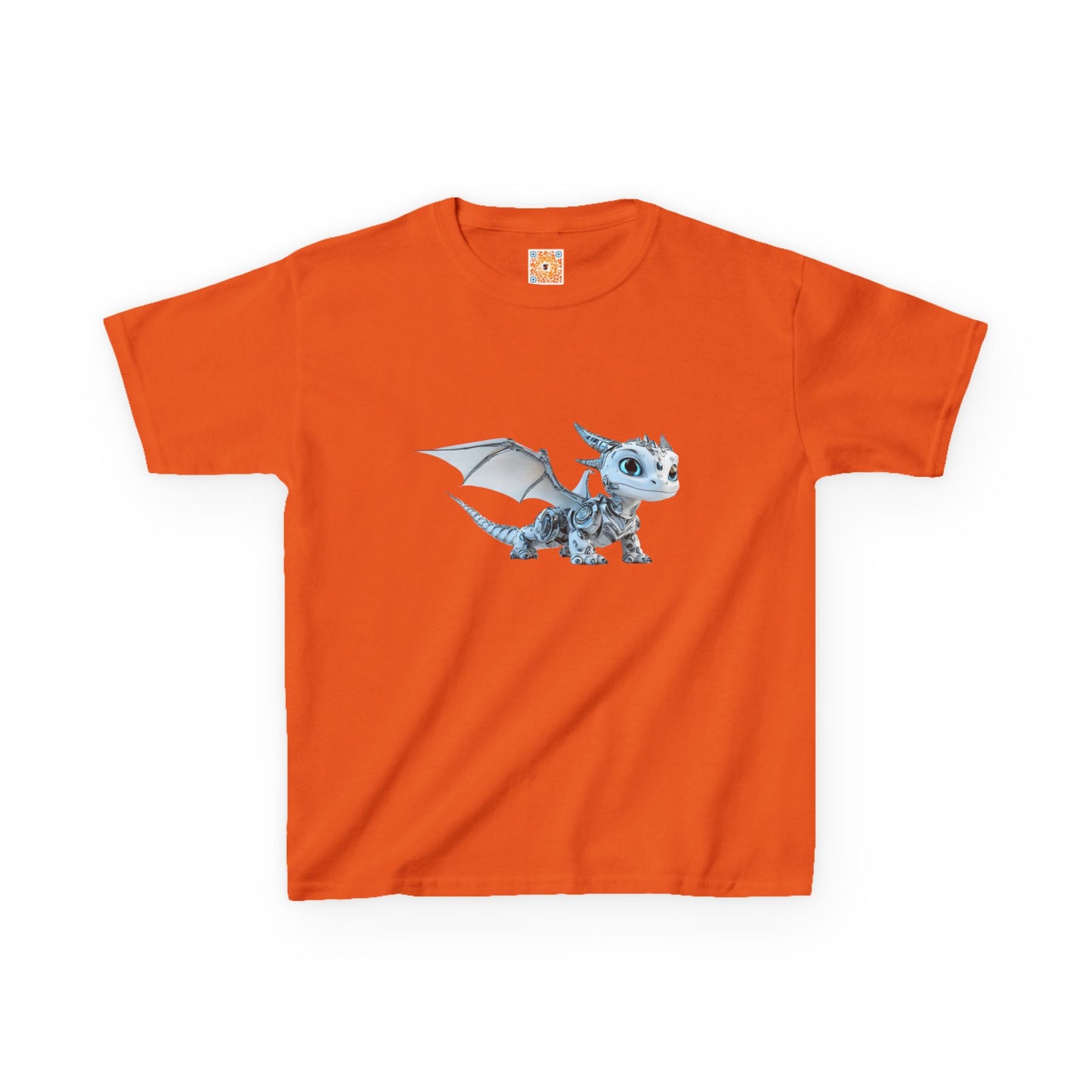 Fun Flying Robot Dragon Kids Heavy Cotton Tee - Teeny Tiny Dragons