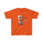 Red Robot Dragon Kids Heavy Cotton T-Shirt - Teeny Tiny Dragons