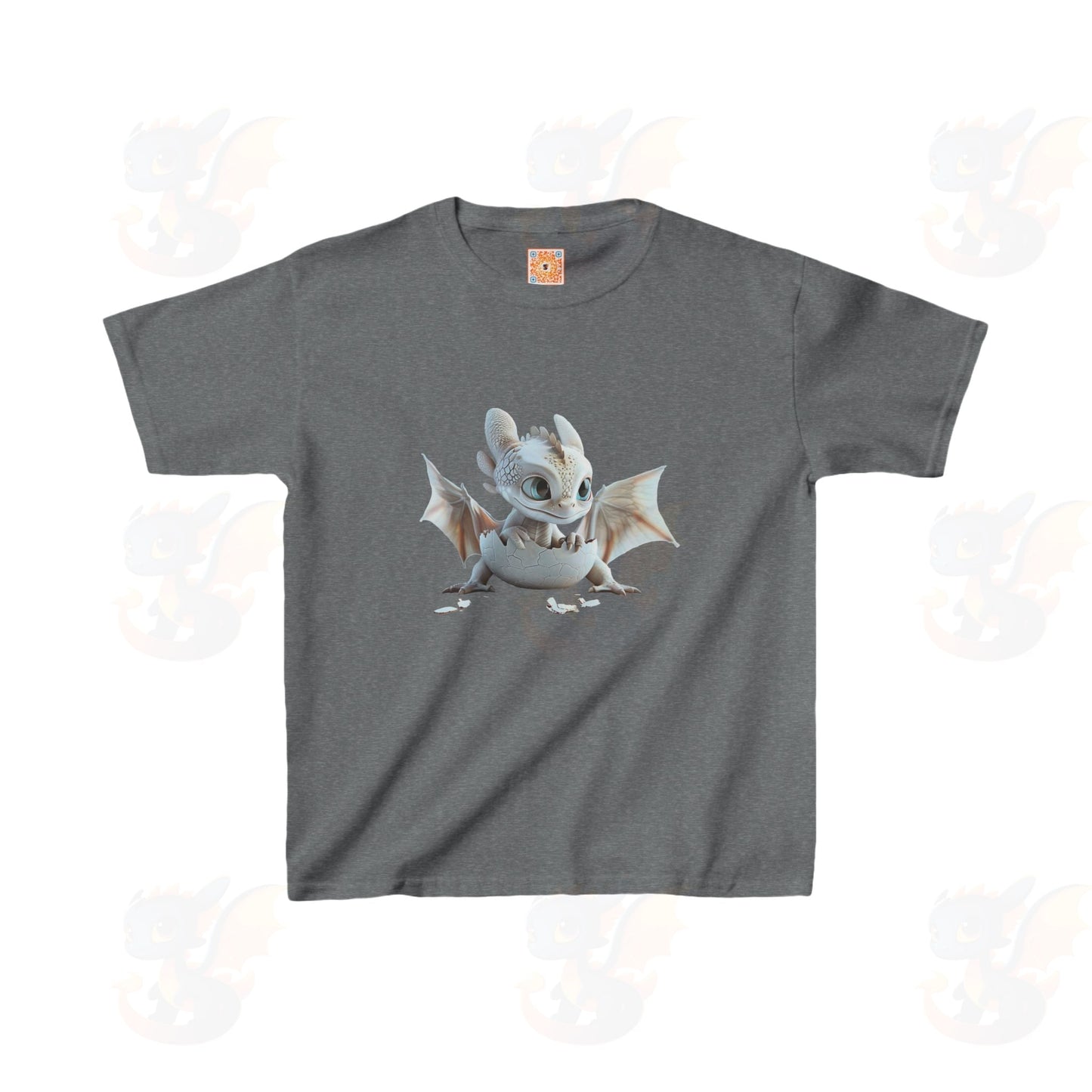 Cute Little Dragon - Kids Heavy Cotton™ T-Shirt