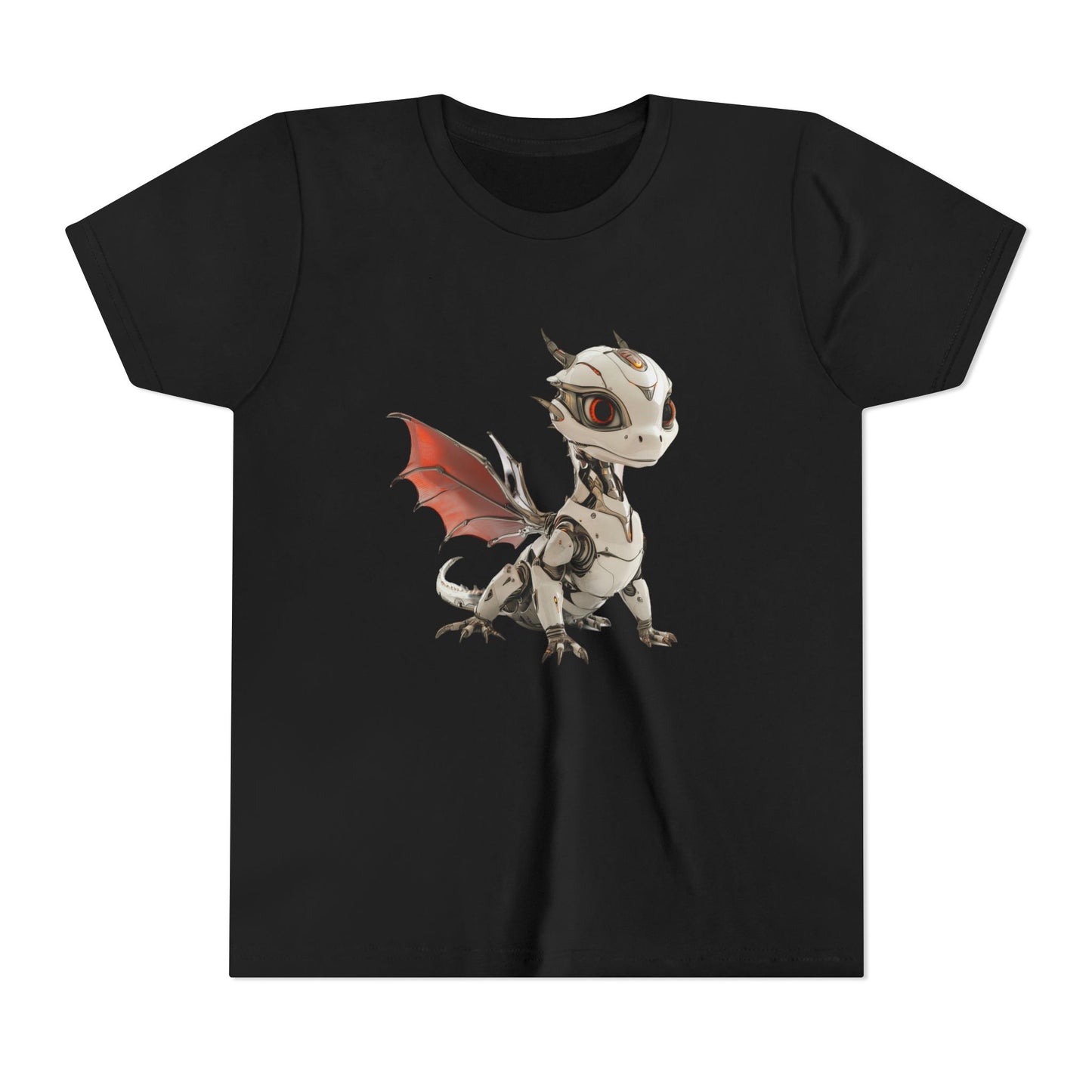 Magical Robot Dragon - Youth Short Sleeve T-Shirt - Teeny Tiny Dragons