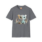 Cute Little Dragon Adult Unisex Softstyle T-Shirt - Teeny Tiny Dragons