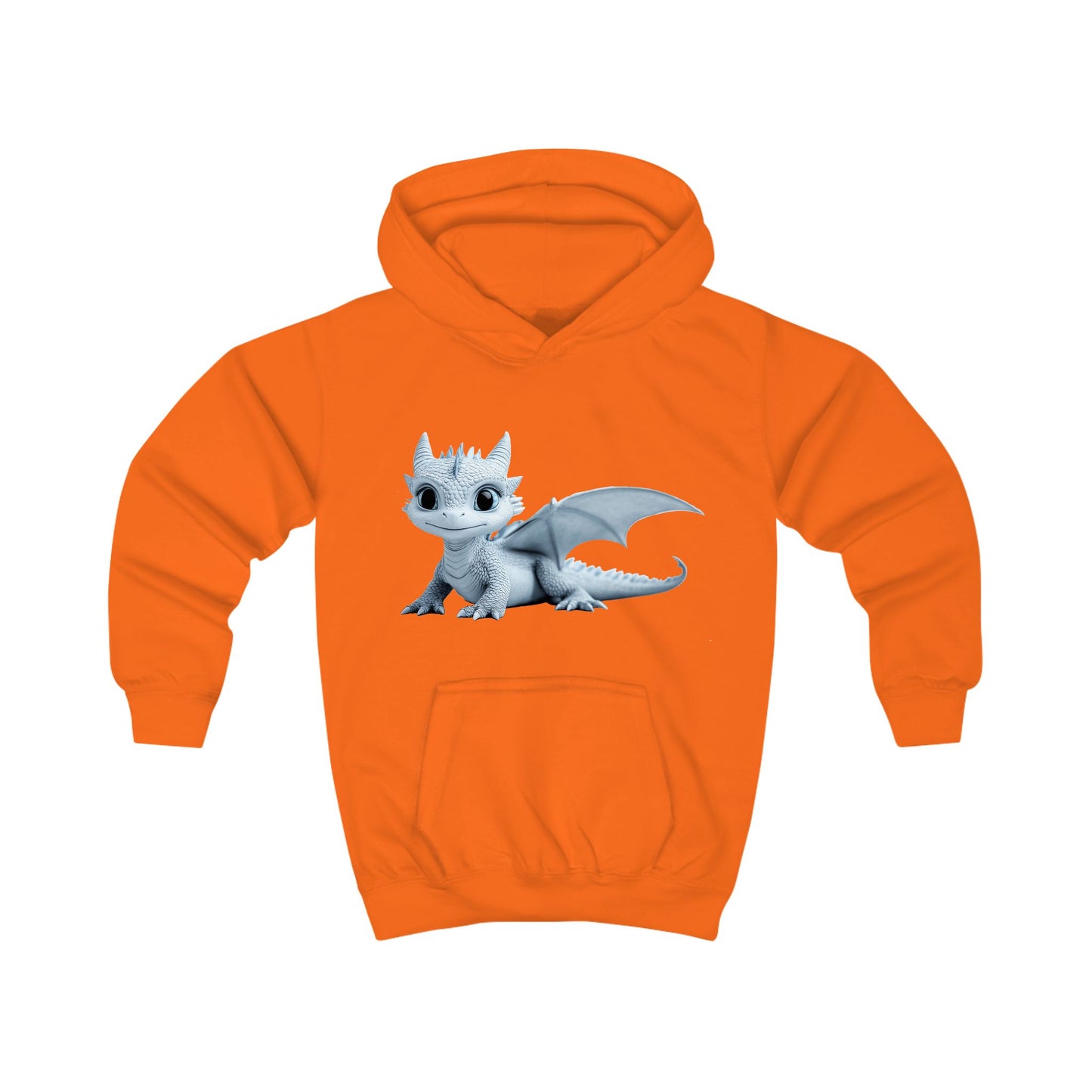 Little Blue Baby Dragon Kids Hoodie | Teeny Tiny Dragons