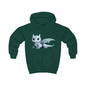 Little Blue Baby Dragon Kids Hoodie | Teeny Tiny Dragons