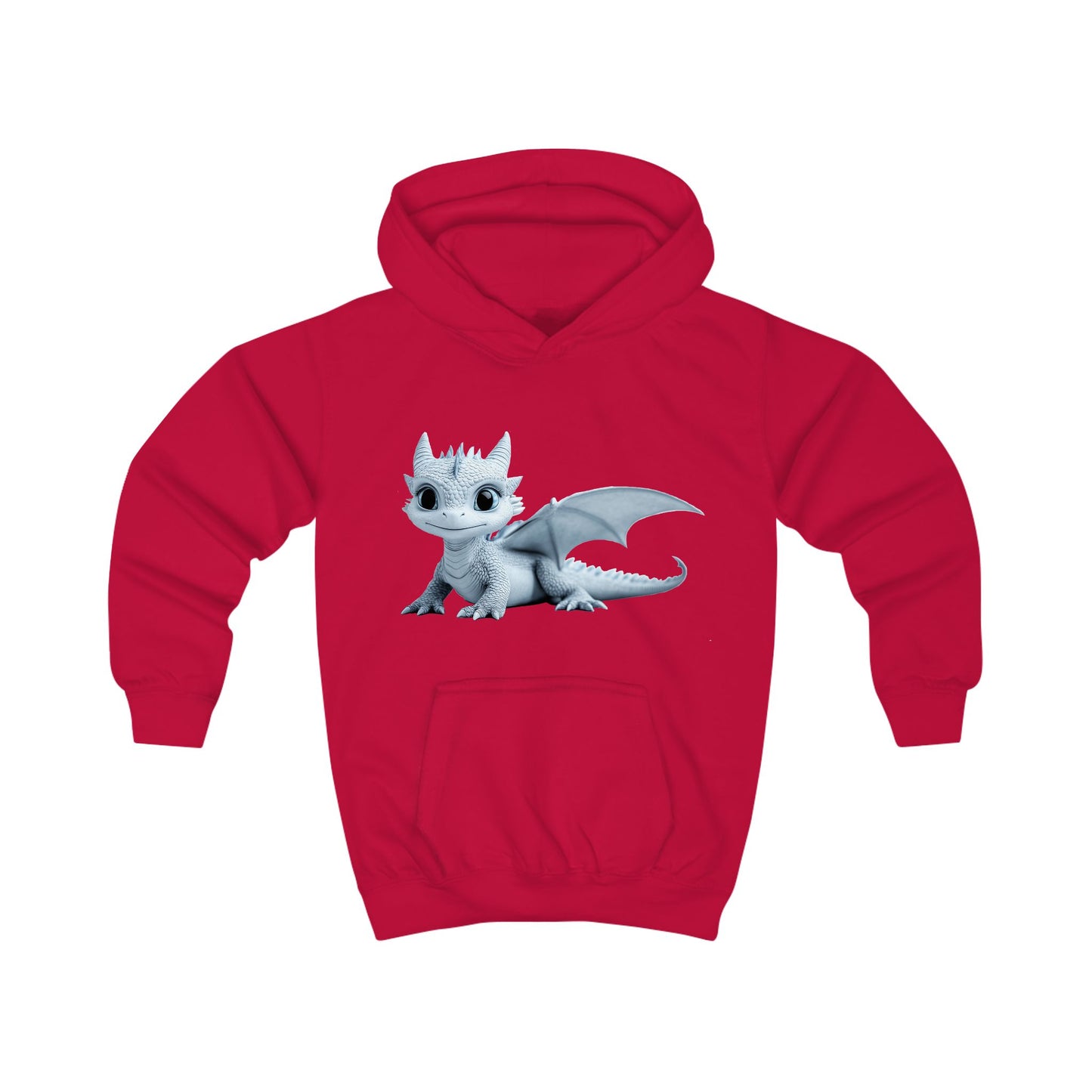 Little Blue Baby Dragon Kids Hoodie | Teeny Tiny Dragons