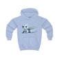 Little Blue Baby Dragon Kids Hoodie | Teeny Tiny Dragons