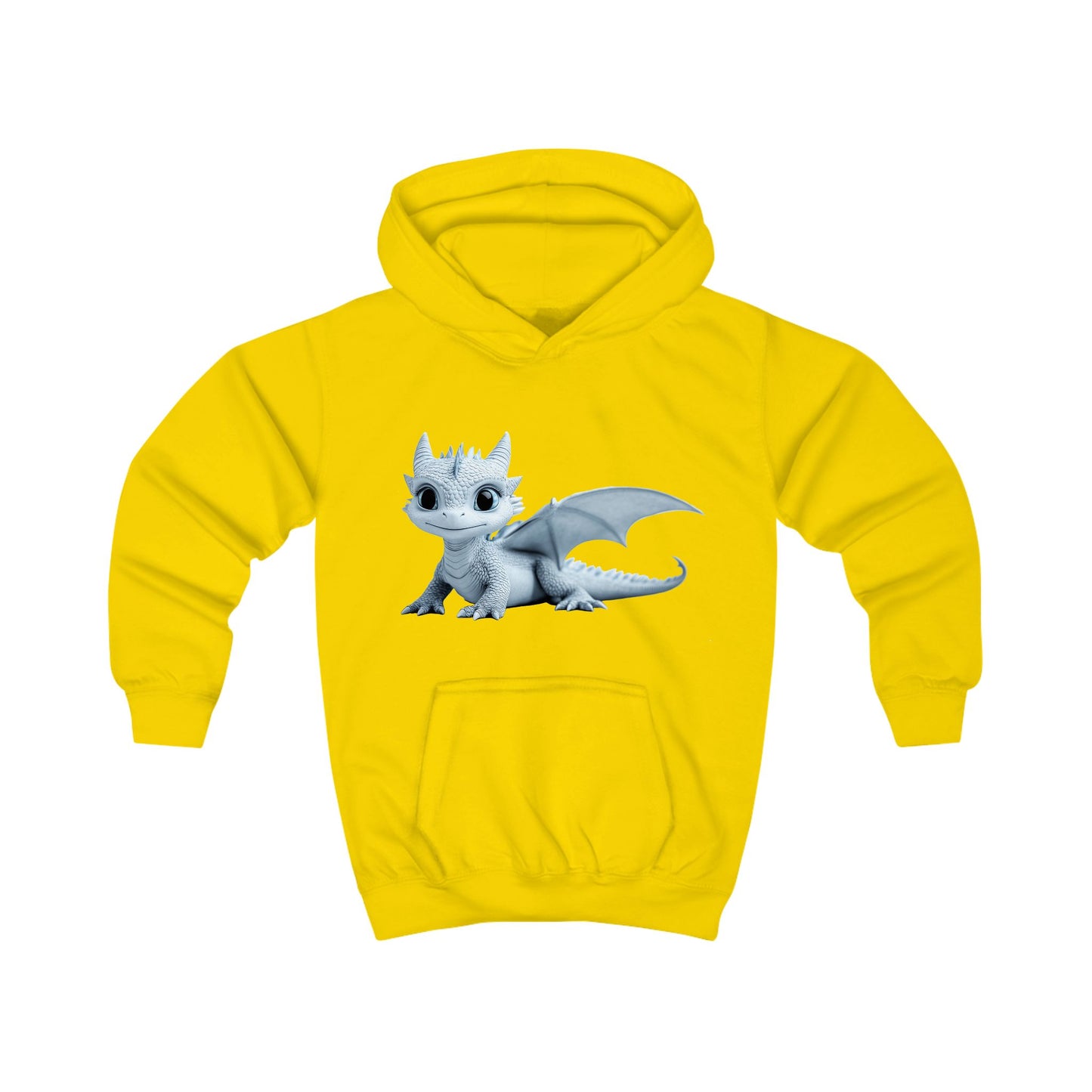 Little Blue Baby Dragon Kids Hoodie | Teeny Tiny Dragons