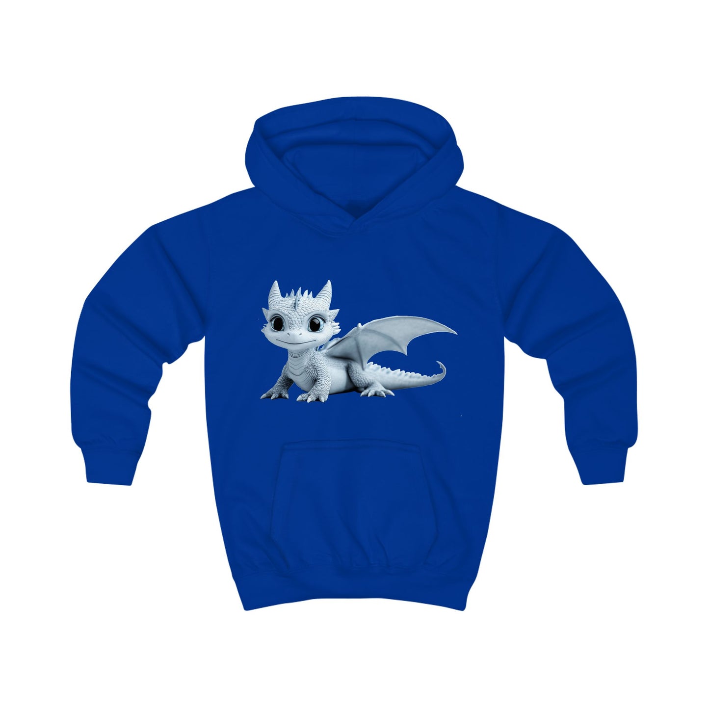 Little Blue Baby Dragon Kids Hoodie | Teeny Tiny Dragons