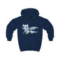 Little Blue Baby Dragon Kids Hoodie | Teeny Tiny Dragons