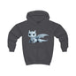 Little Blue Baby Dragon Kids Hoodie | Teeny Tiny Dragons