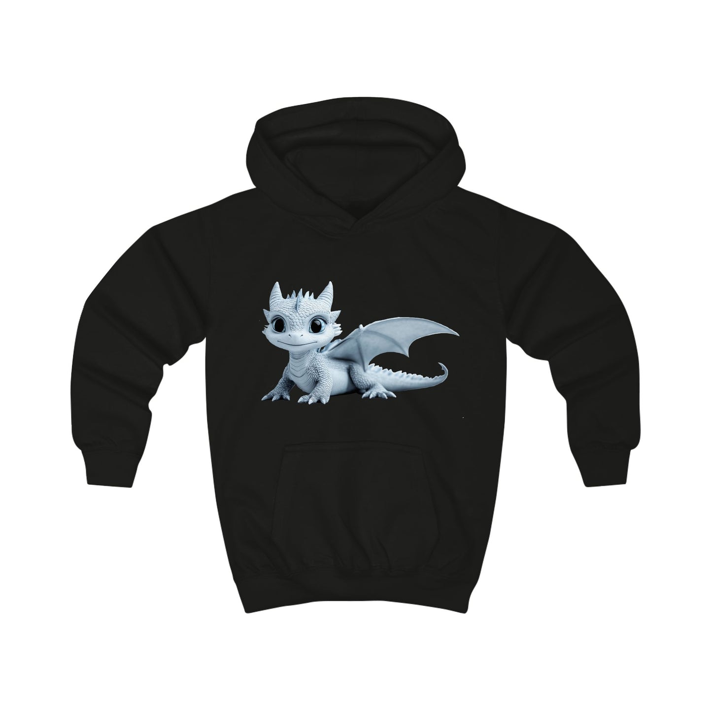 Little Blue Baby Dragon Kids Hoodie | Teeny Tiny Dragons