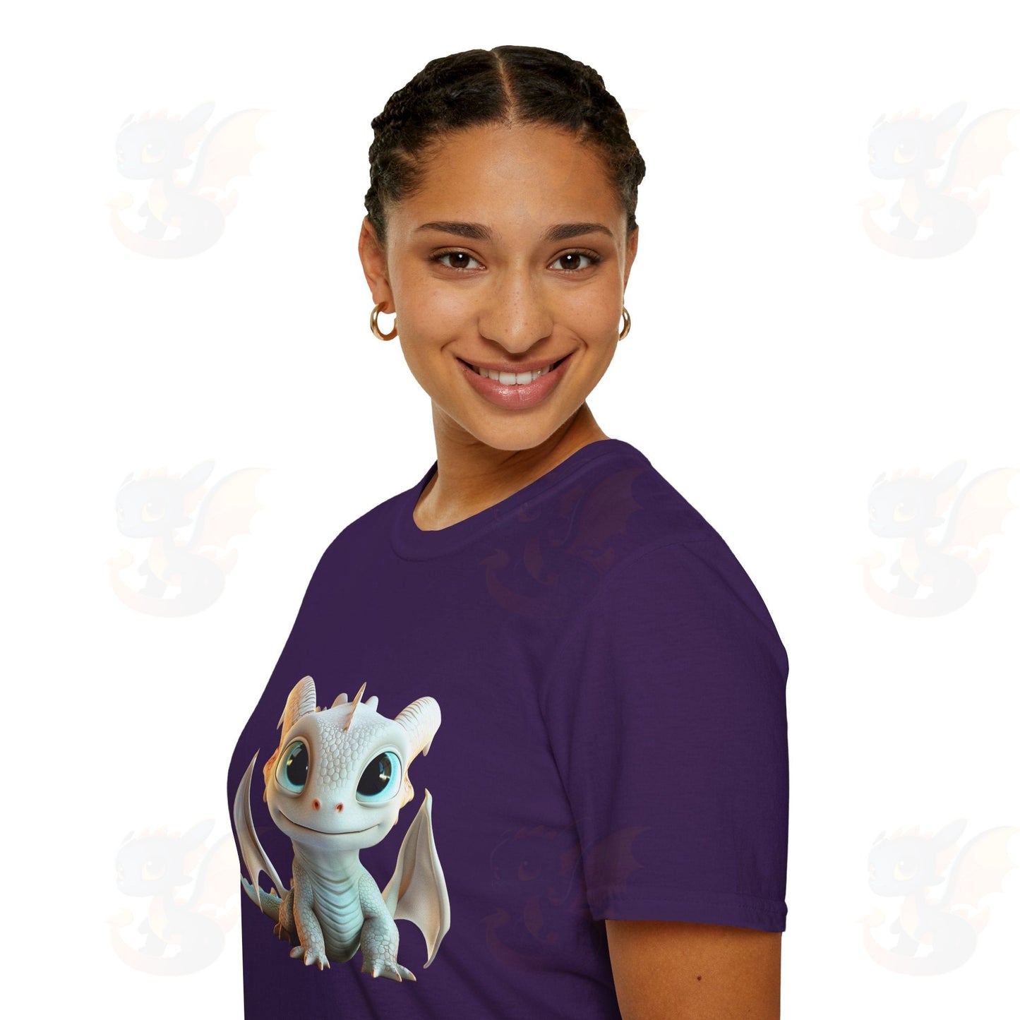 Cute Little Dragon - Unisex Softstyle T-Shirt
